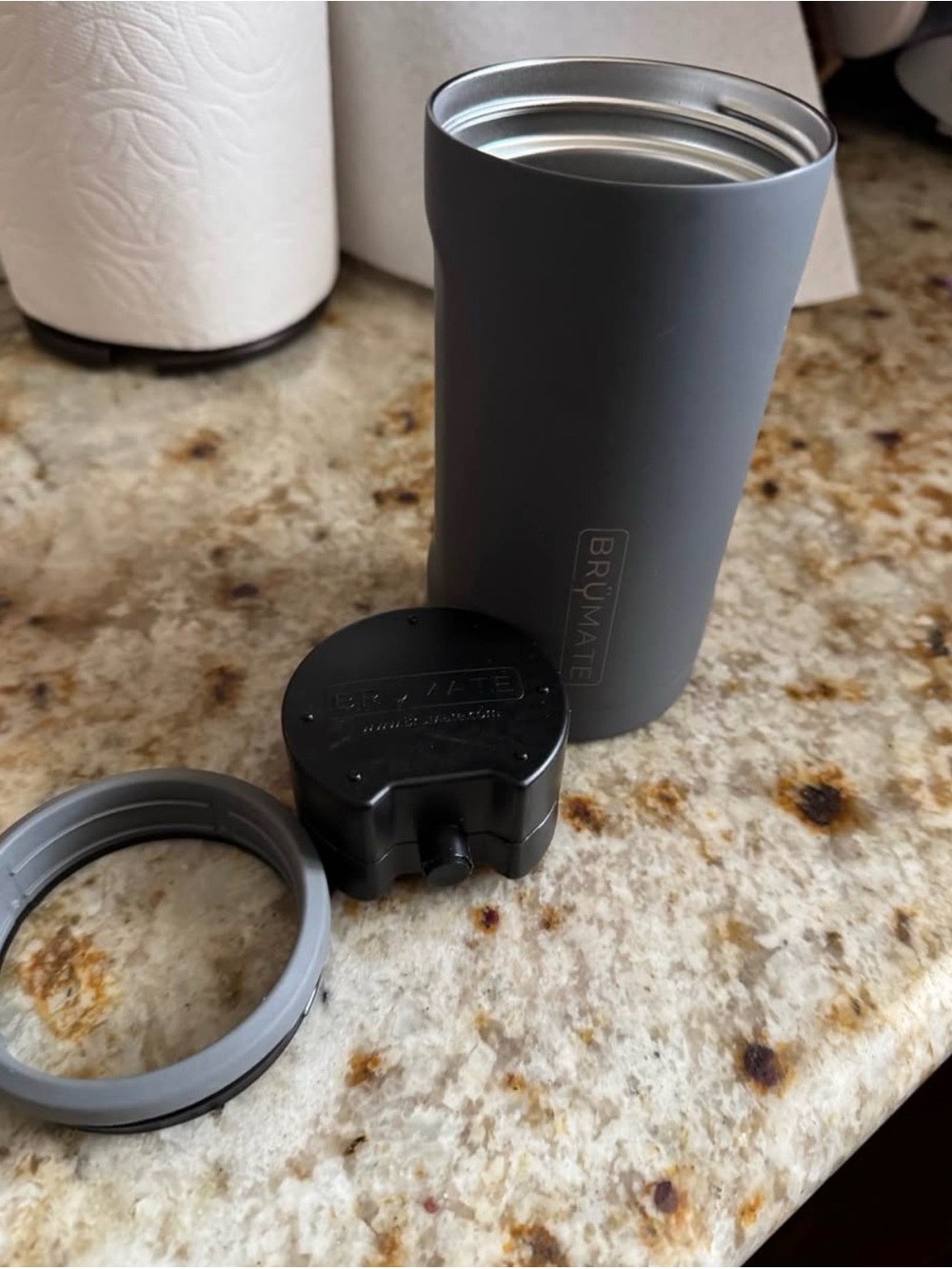 Matte Gray Brumate Hopsulator slim